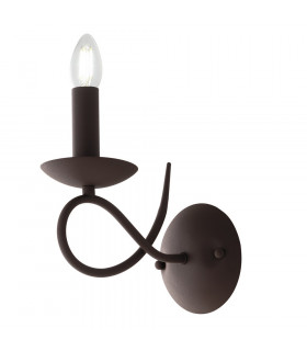 GINEVRA Candle Wall Light Corten 12x23x21cm