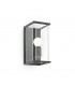 1 Light Outdoor Wall Lantern Dark Grey IP54, E27 - 1