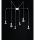HABITAT 6 Light Cluster Pendant Ceiling Light White 500cm-1