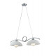 HALLEY 2 Light Straight Bar Pendant Ceiling Light Chrome 76x30x24cm-1