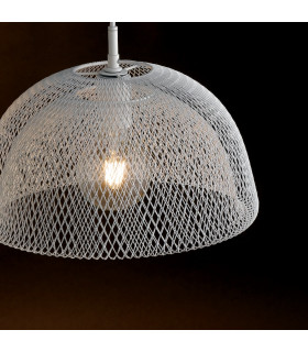 HAREM Dome Pendant Ceiling Light White 37x17.5cm-2