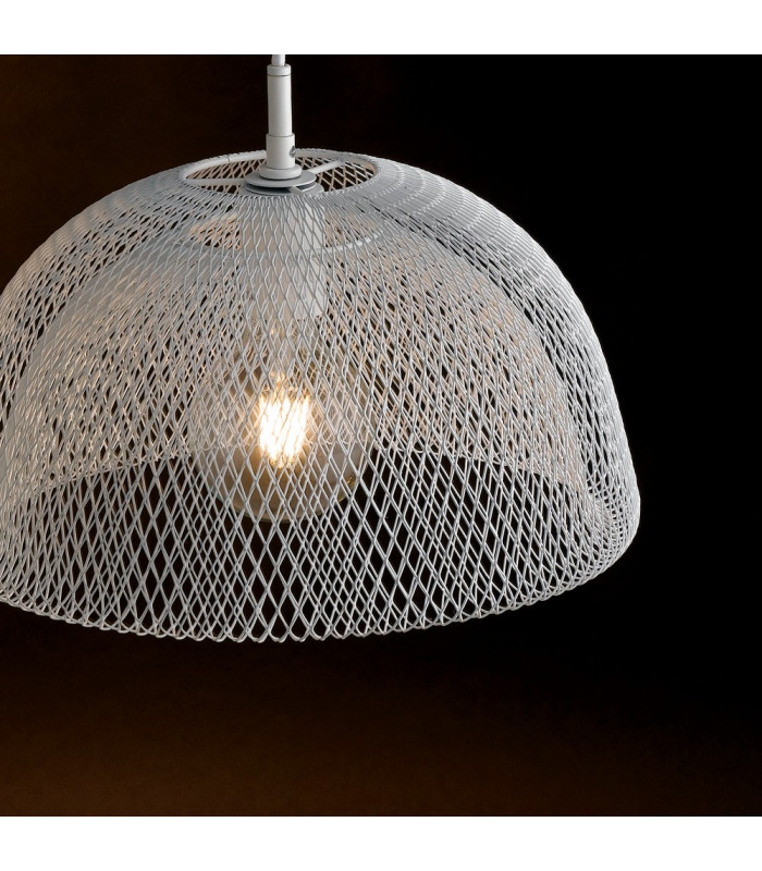 HAREM Dome Pendant Ceiling Light White 37x17.5cm-2