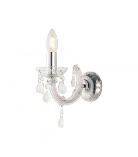 HOUSTON Candle Wall Light Transparent 22x21cm