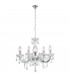 HOUSTON 5 Light Chandeliers Transparent 44x42cm