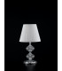 INCANTO Table Lamp with Round Tapered Shade Chrome Crystal 25x46cm-2