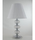 INCANTO Table Lamp with Round Tapered Shade Chrome Crystal 40x68cm-1