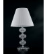 INCANTO Table Lamp with Round Tapered Shade Chrome Crystal 40x68cm-2