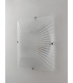 ISIDE 2 Light Flush Ceiling Light White 30x30cm-2
