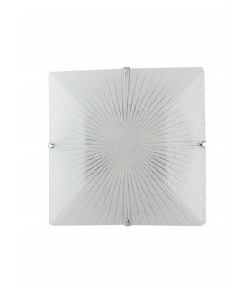 ISIDE 3 Light Flush Ceiling Light White 40x40cm-1