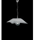 ISIDE Dome Pendant Ceiling Light White 50x50x11cm-3