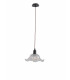 KANSAS Dome Pendant Ceiling Light Transparent 30x11cm