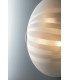 KUNA 4 Light Patterned Glass Flush Ceiling Light White 50cm-3