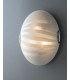 KUNA 4 Light Patterned Glass Flush Ceiling Light White 50cm-4