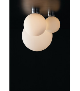LAMPD Globe Ceiling Light White 15x17cm-2