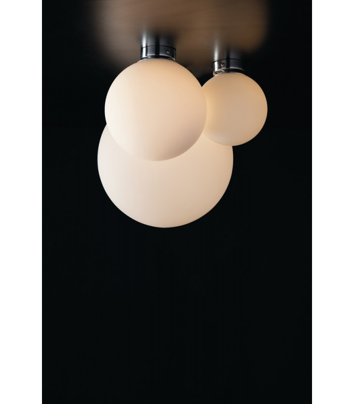 LAMPD Globe Ceiling Light White 30x32cm-2