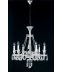 LOUVRE 6 Light Chandeliers Chrome 74x72cm