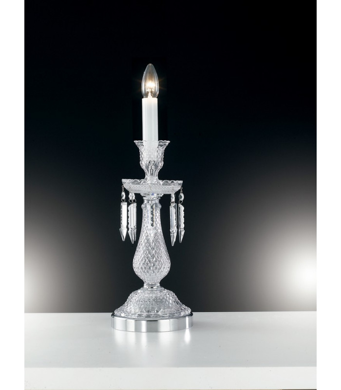 LOUVRE Lamp Chrome 15x38cm