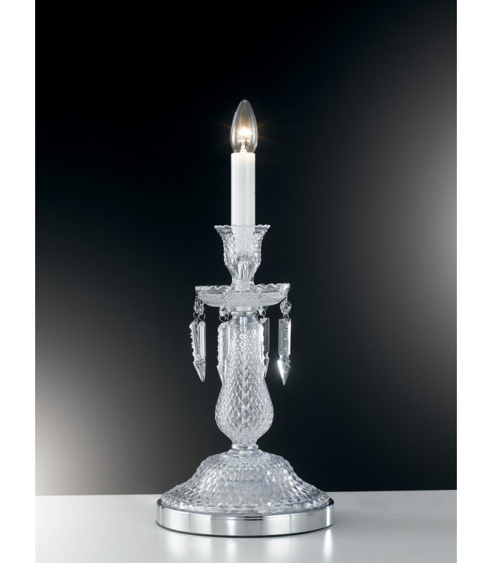 LOUVRE Lamp Chrome 23x59cm