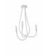 LOVER 3 Light Multi Arm Semi Flush Ceiling light White 100x120cm