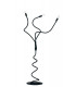 LOVER 3 Light Floor Lamp Black 120x165cm