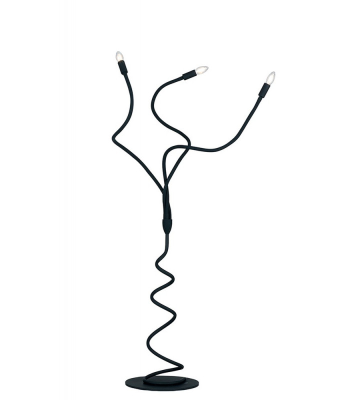 LOVER 3 Light Floor Lamp Black 120x165cm