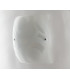 MIRO 2 Light Patterned Glass Flush Ceiling Light White 30x30cm-3