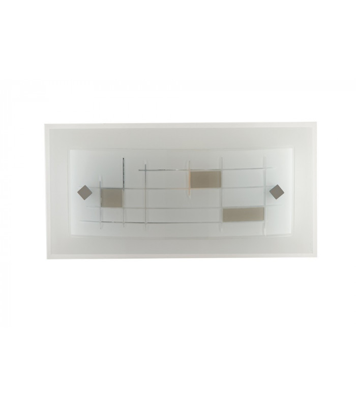 MUSA Flush Wall Light White 30x15cm-1