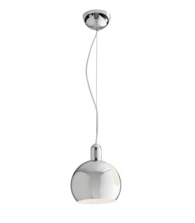 NARCISO Dome Pendant Ceiling Light Chrome 20x22.5cm