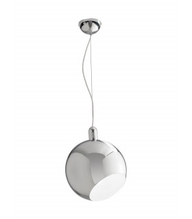 NARCISO Dome Pendant Ceiling Light Chrome 30x34.5cm