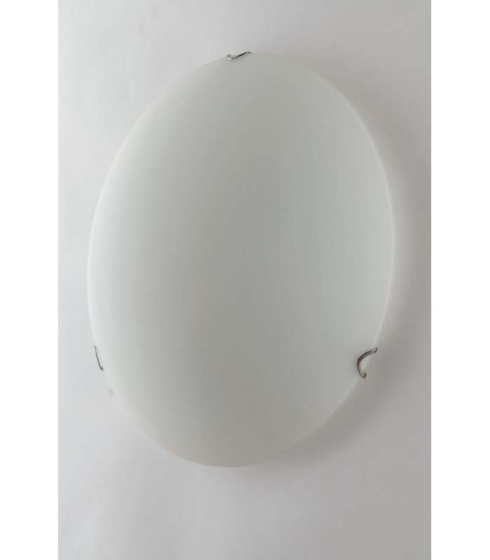 OBLO 2 Light Flush Ceiling Light White 30cm-2