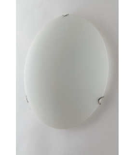 OBLO 3 Light Flush Ceiling Light White 40cm-2