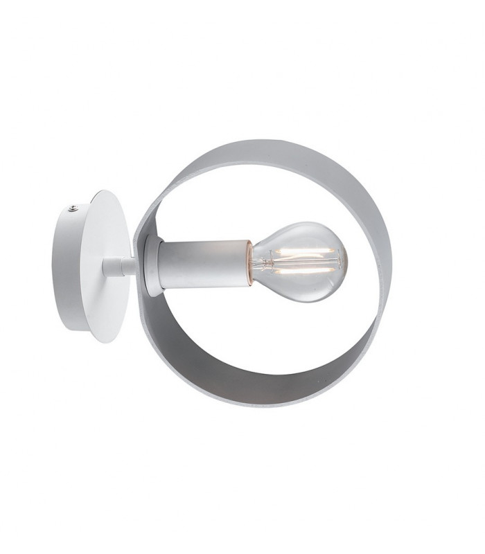 OLYMPIC Wall Light White Silver 8x19x16cm-1