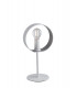 OLYMPIC Table Lamp White Silver 16x32x13cm