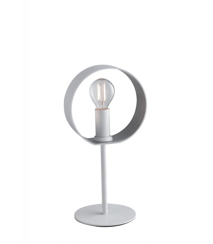 OLYMPIC Table Lamp White Silver 16x32x13cm