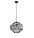 OPIUM Wire Frame Pendant Ceiling Light Black 3.5x36.4cm-1