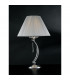 ORCHESTRA Table Lamp with Round Tapered Shade Chrome K9 Crystals With Fabric 35x53.5cm-2