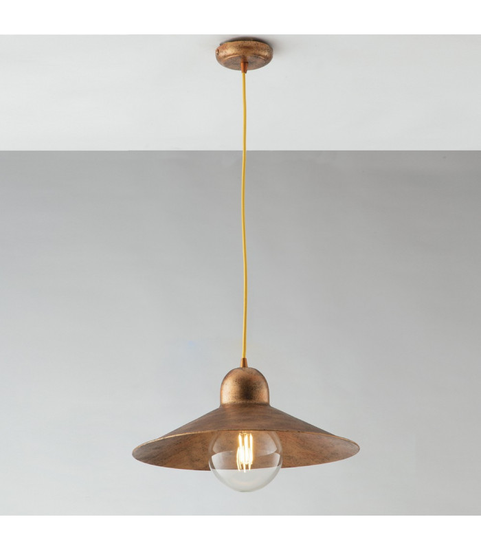 ORLEANS Dome Wall Light Copper 39x13cm-3