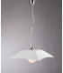 OSIRIDE Dome Pendant Ceiling Light White 50x50x11.5cm-2