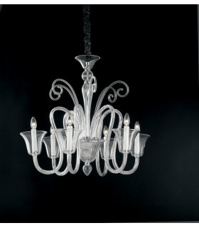 PALACE 6 Light Chandeliers Chrome 80cm-1