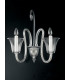 PALACE Twin 2 Light Candle Wall Light Chrome 60x48x32cm