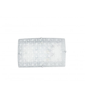 PAMELA LED Flush Wall Light White 1420lm 4000K 30x18cm-1