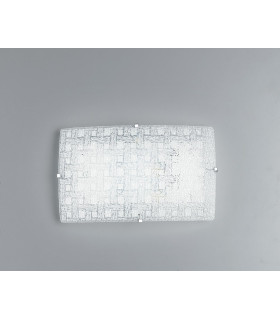 PAMELA LED Flush Wall Light White 1420lm 4000K 30x18cm-2