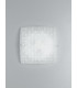 PAMELA LED Patterned Glass Flush Ceiling Light White 1480lm 4000K 30x30cm-2