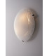PARADISE 2 Light Patterned Glass Flush Ceiling Light White 30cm-3