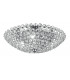 PLANET Ceiling Light Chrome Crystals 32x11cm