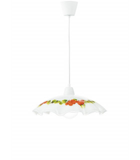 RIBES Dome Pendant Ceiling Light White 42x30cm