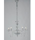RIFLESSO 5 Light Chandeliers Chrome Crystal 70x53cm