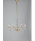 RIFLESSO 8 Light Chandeliers Gold Crystal 83x53cm