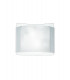 RIGHE 3 Light Patterned Glass Flush Ceiling Light White 38x35cm-1