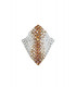 RUMBA Wall Light Transparent Amber Crystal 25x29cm-1